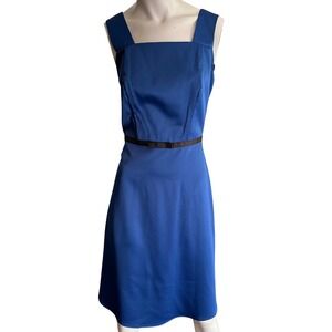 Chris McLaughlin Royal Blue Vintage Y2K 90s Cocktail Party Dress Size 6